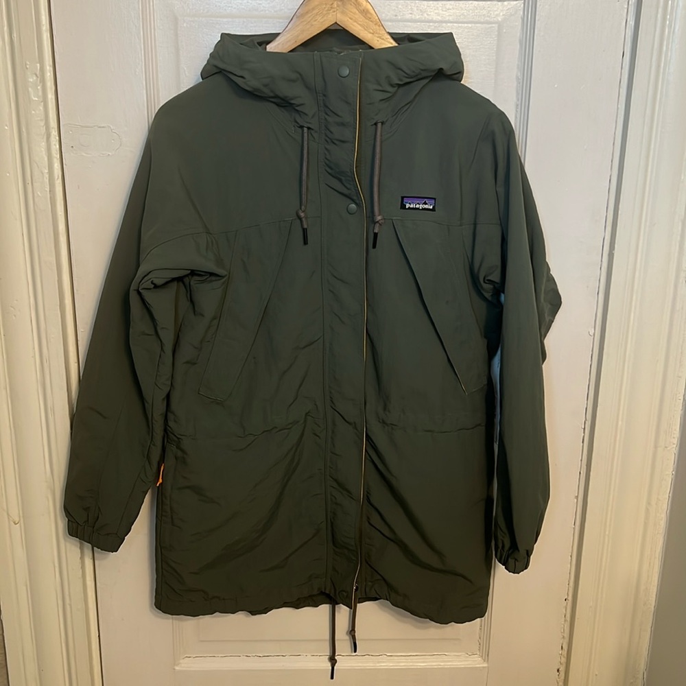 Patagonia Skyforest Parka Rain Jacket innOlive Green Size Small